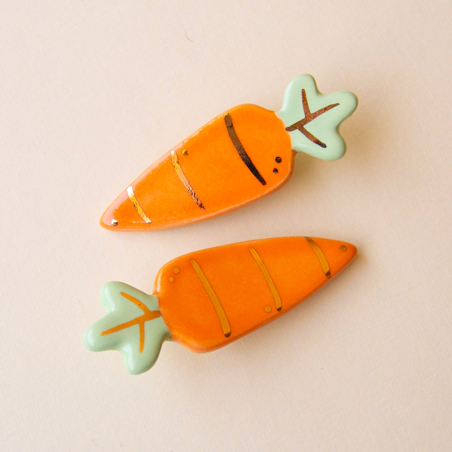 Carrot Hair Clips