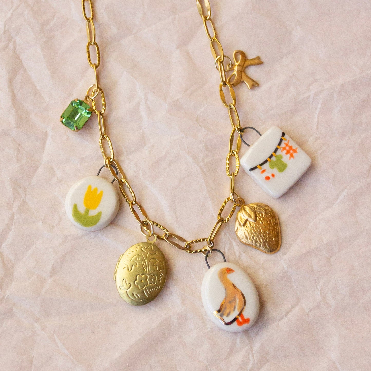 Goose Charm Necklace