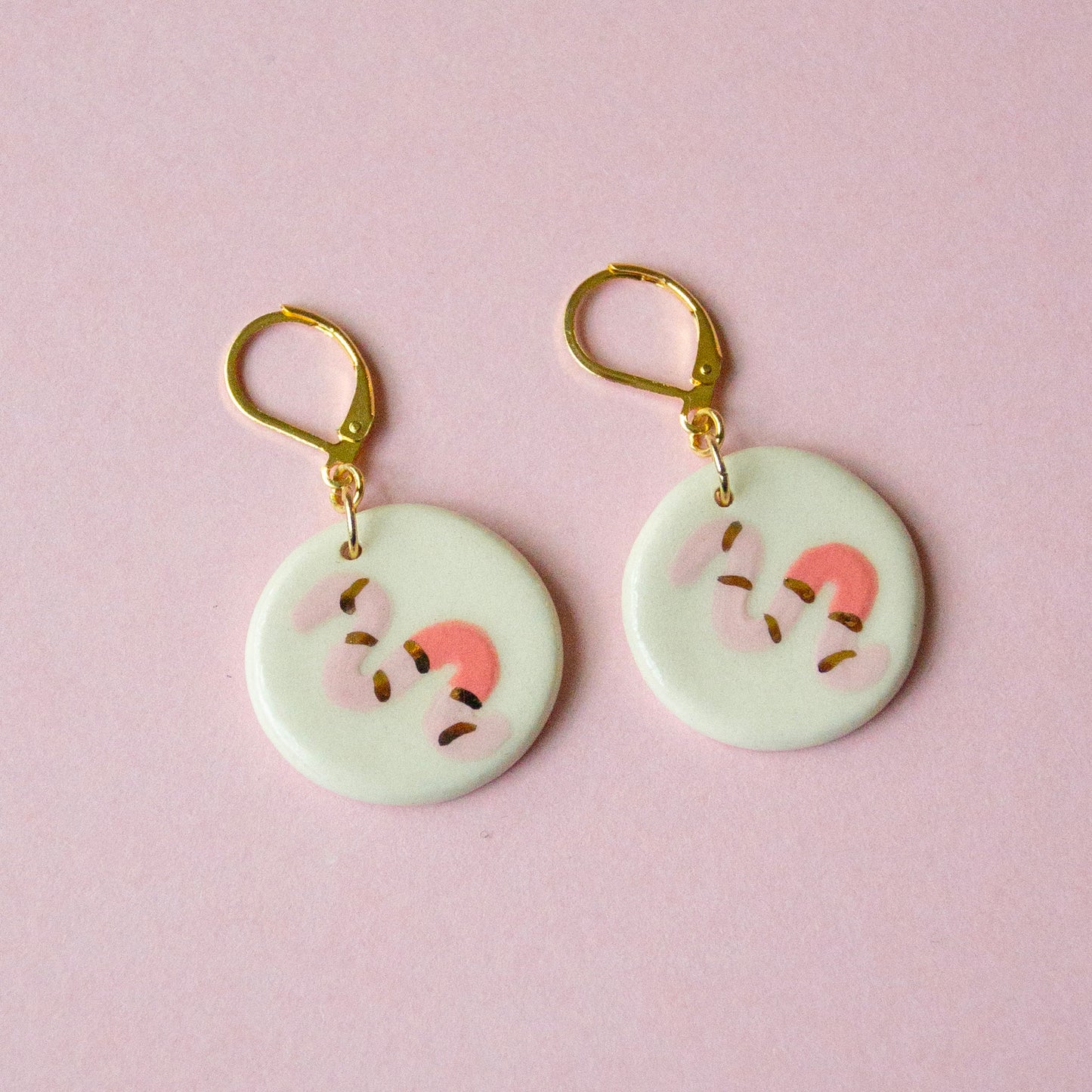 Worm earrings