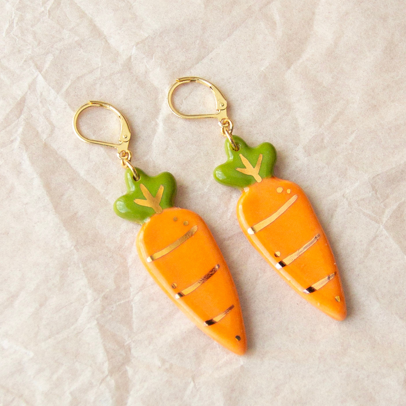 Carrot Earrings