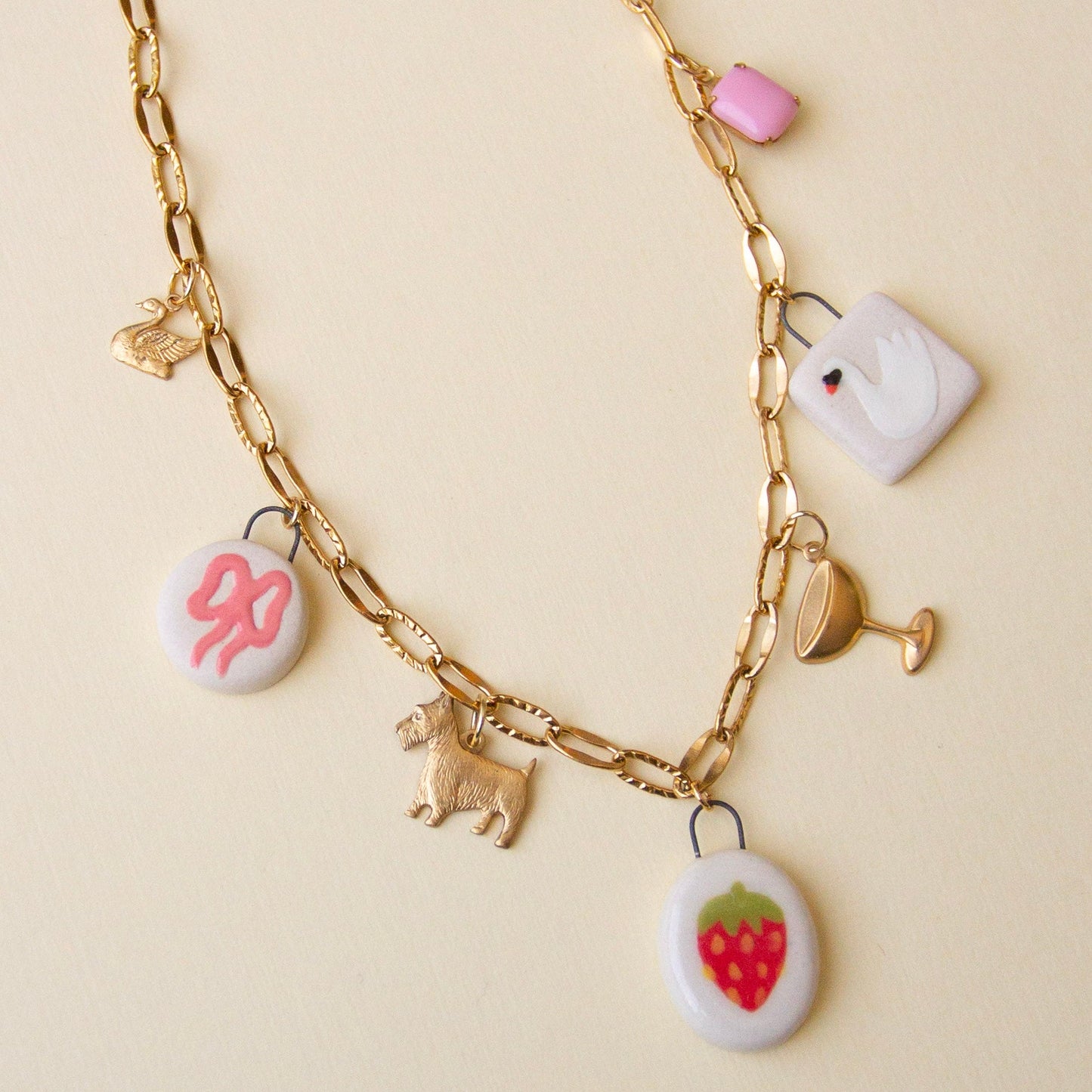 Strawberry Charm Necklace