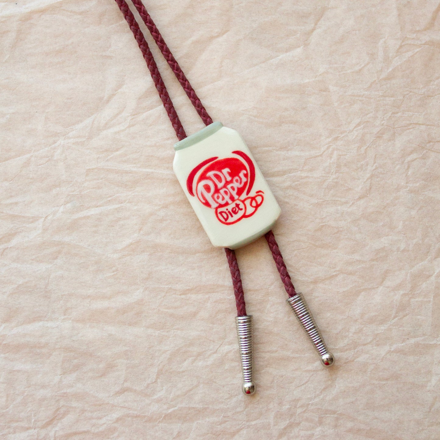 Diet Dr Pepper Bolo Tie