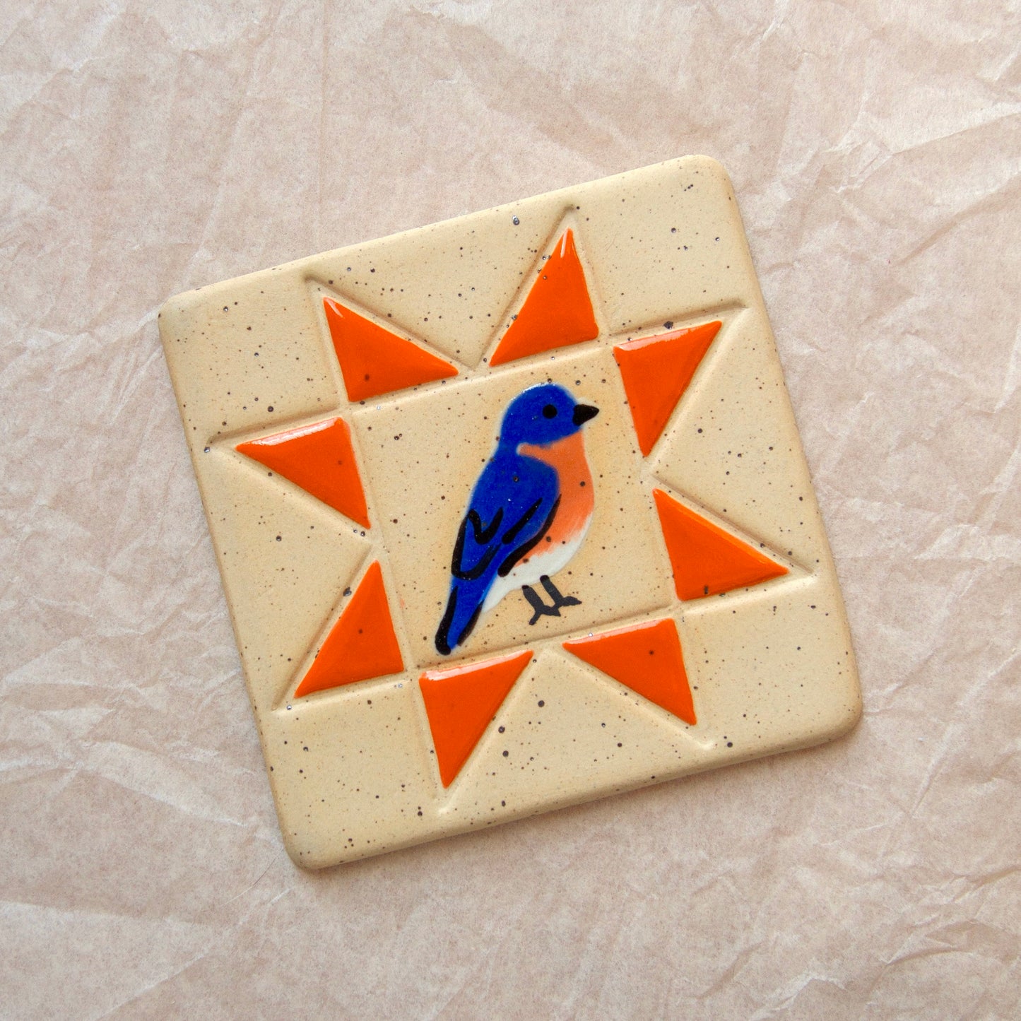 Western Bluebird Tile