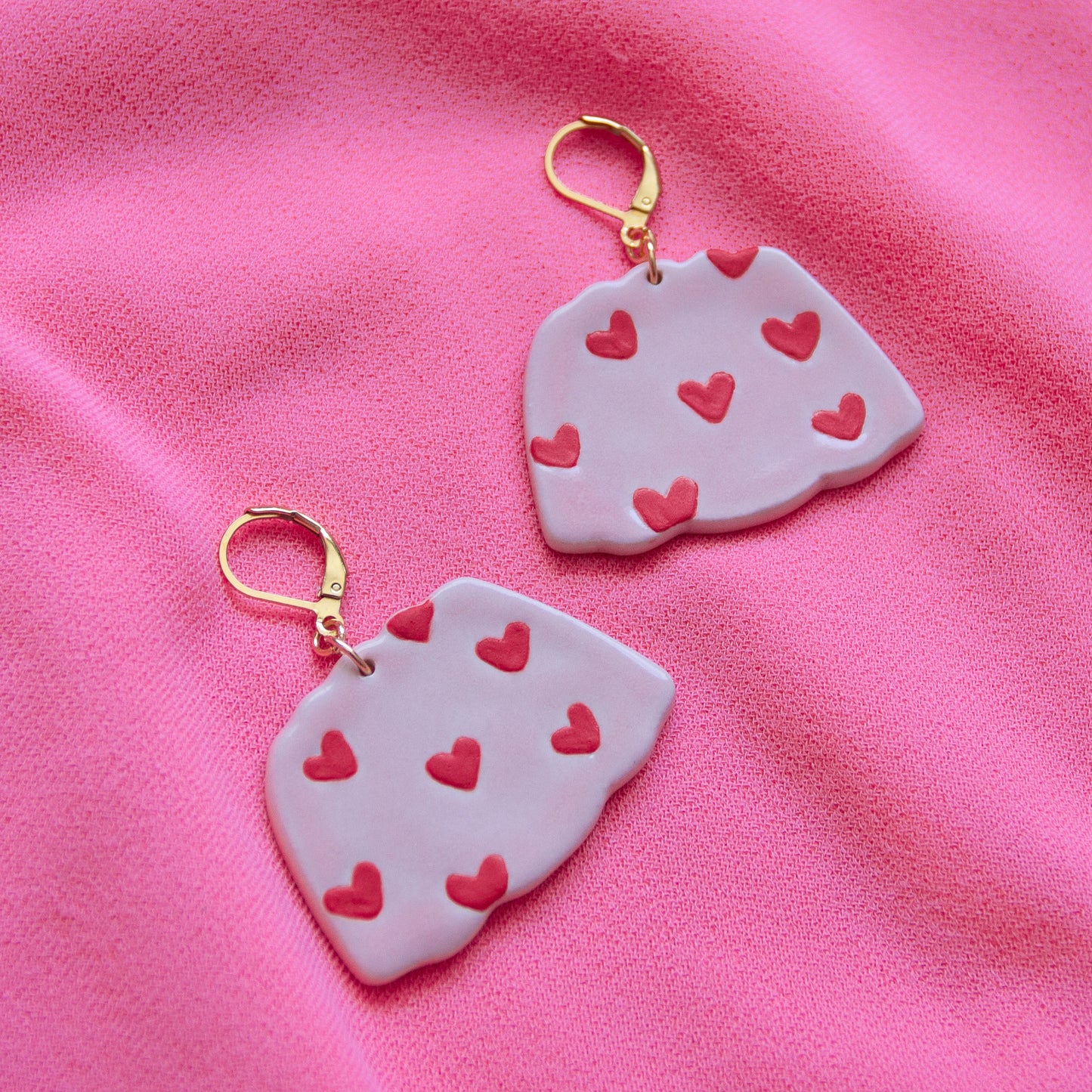 Heart Jello Earrings