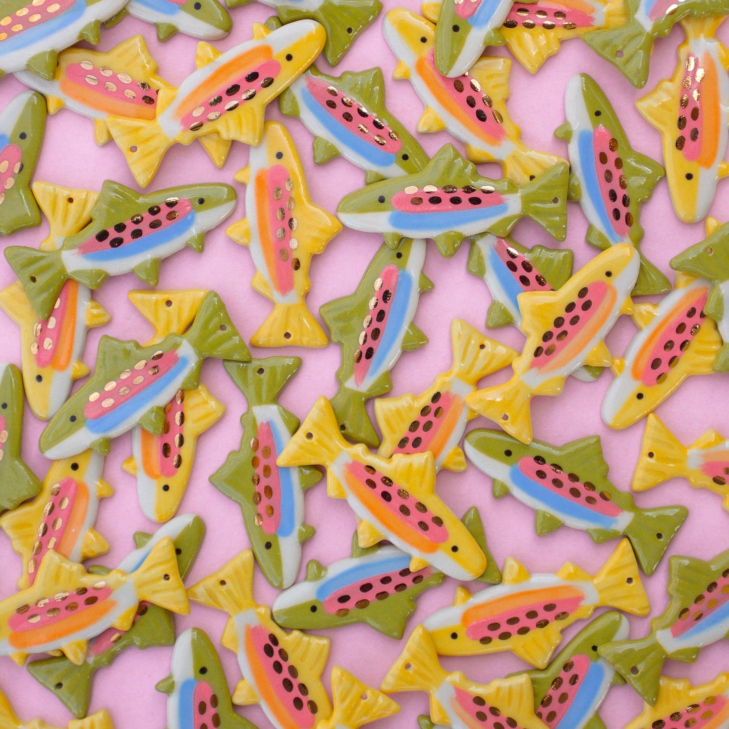 PRE-ORDER Rainbow Trout and Cutthroat Trout Earrings