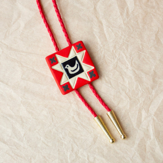 Nancy Nickolson x Meghan MacWhirter - Duck Quilt Bolo Tie