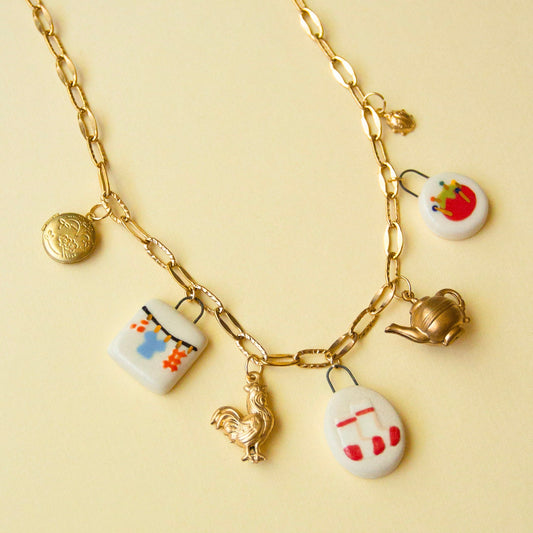 Socks Charm Necklace