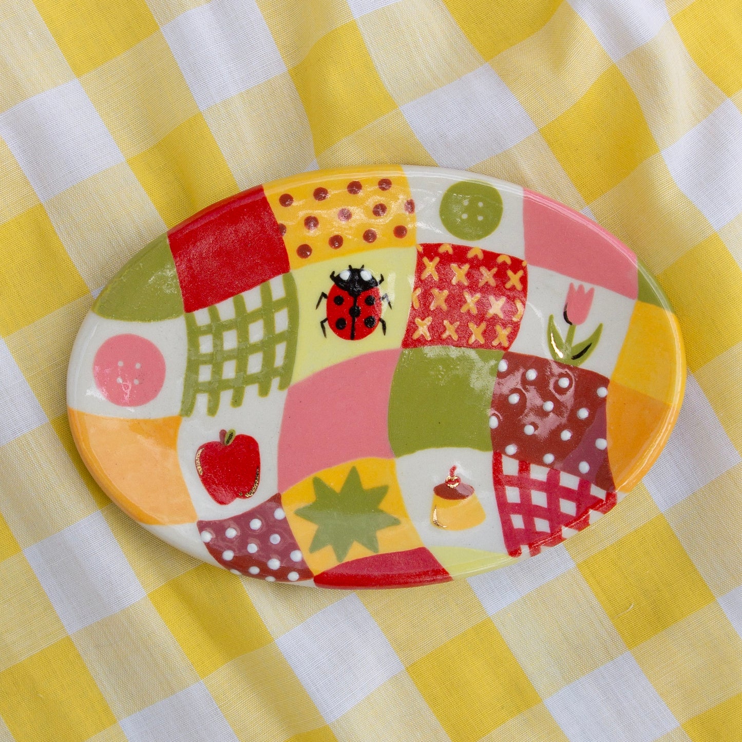Quilt Catch All Dish