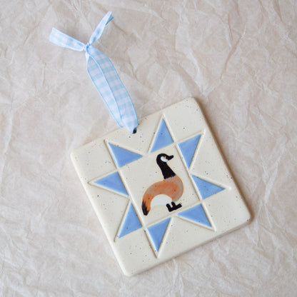 Bird Quilt Square Wall Hangings