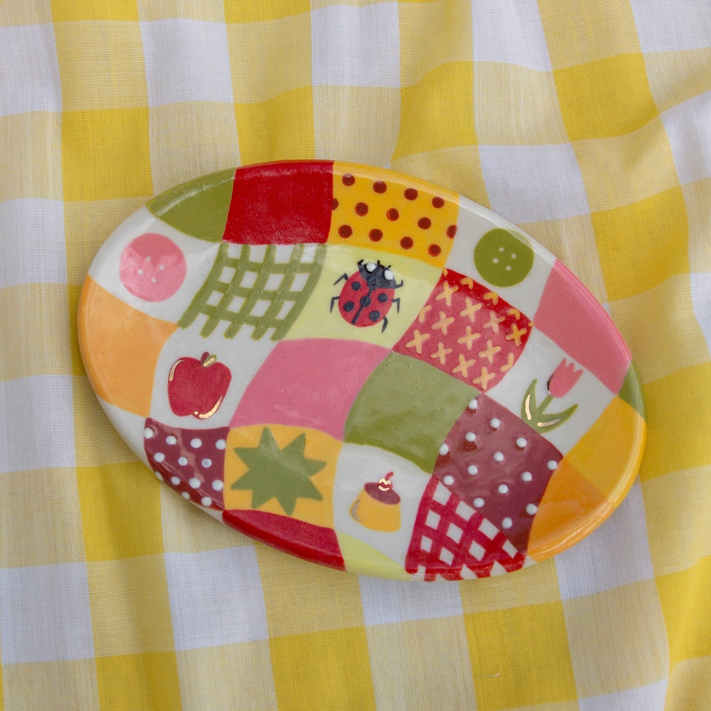Quilt Catch All Dish