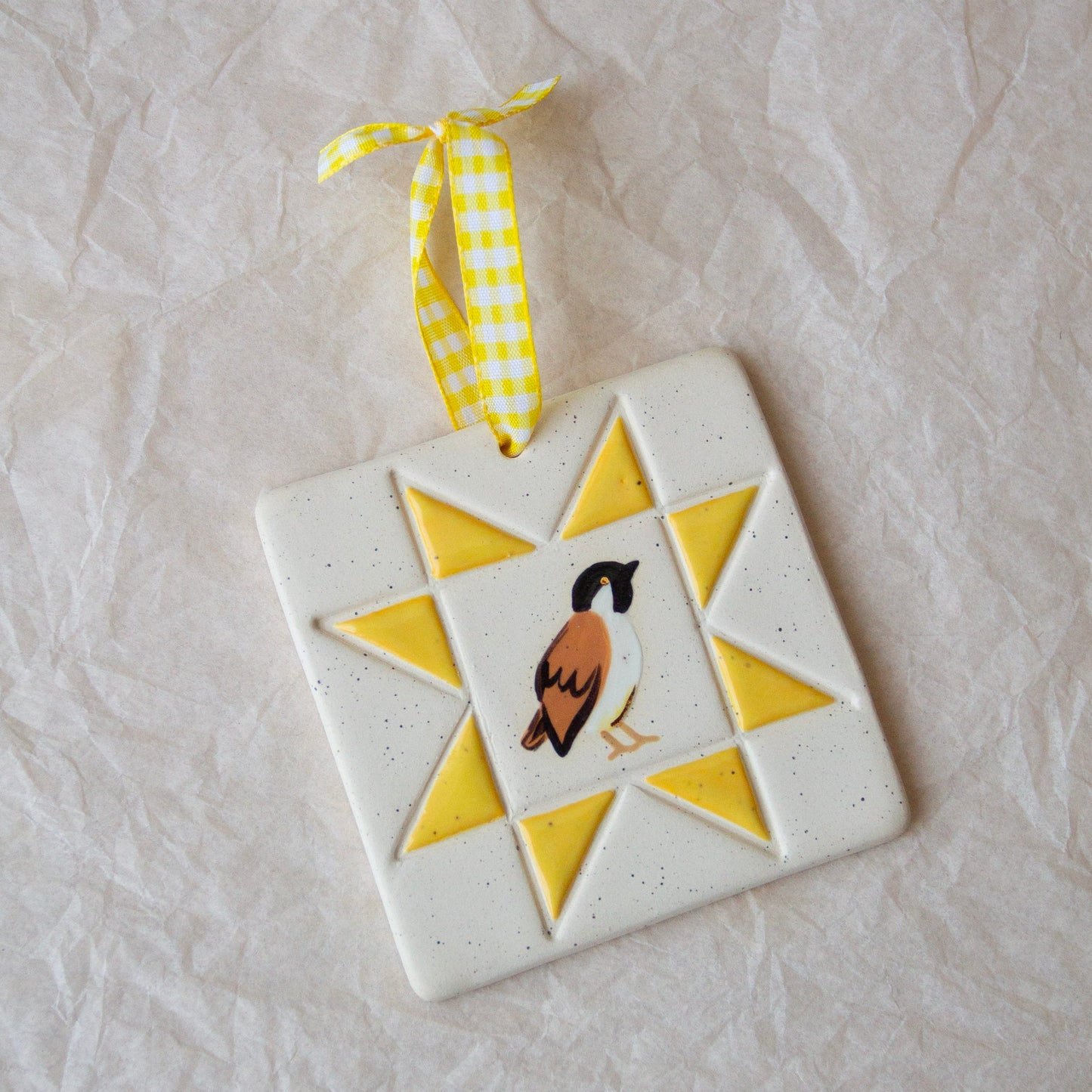 Bird Quilt Square Wall Hangings