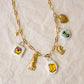 Yellow Rainboots Charm Necklace