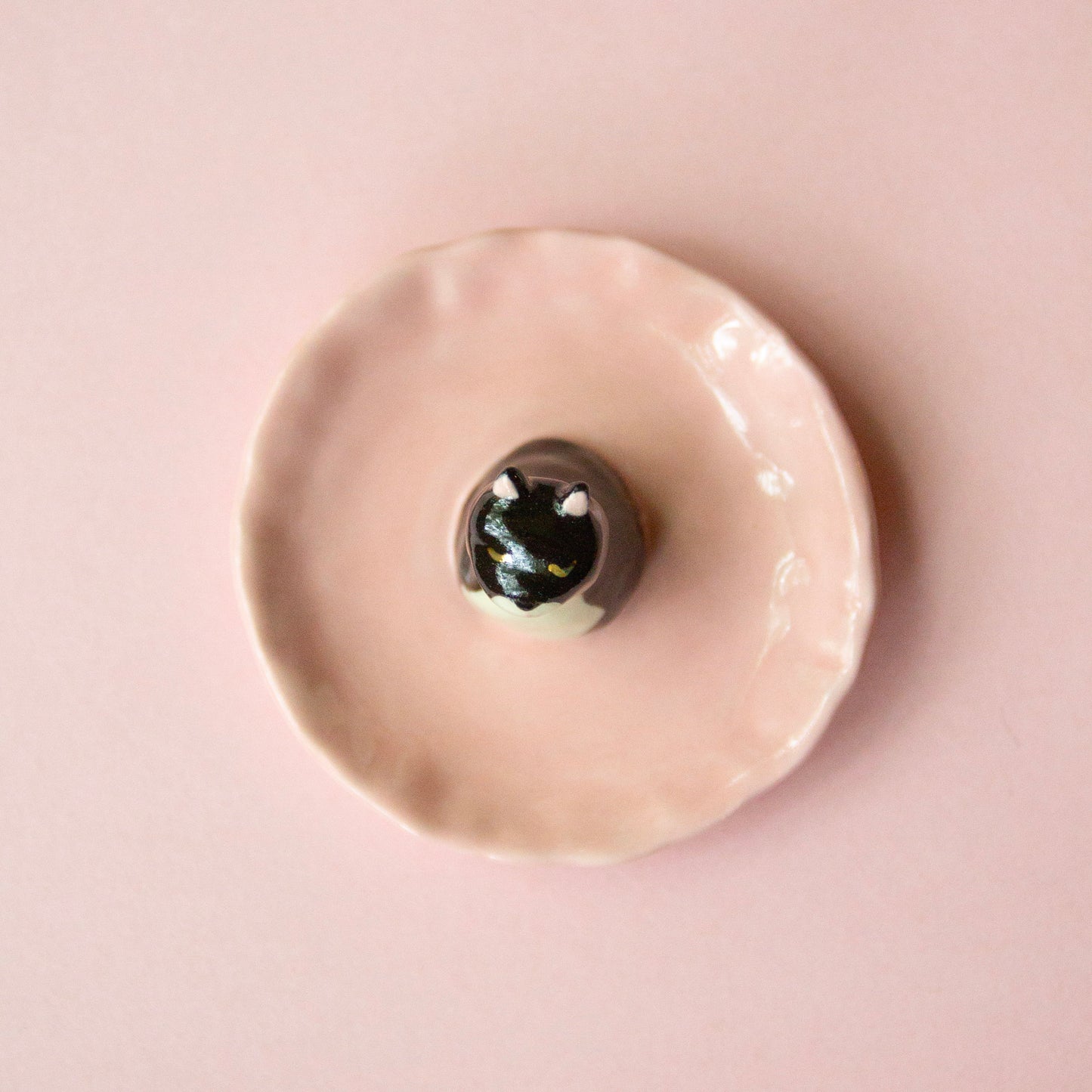 Tuxedo Cat Trinket Dish
