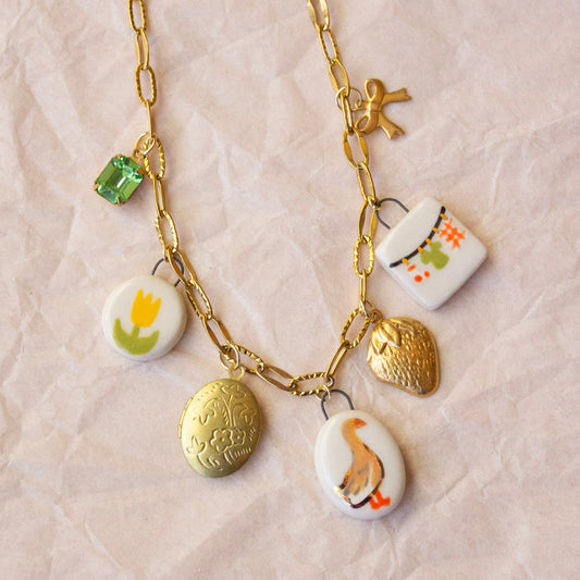 Goose Charm Necklace