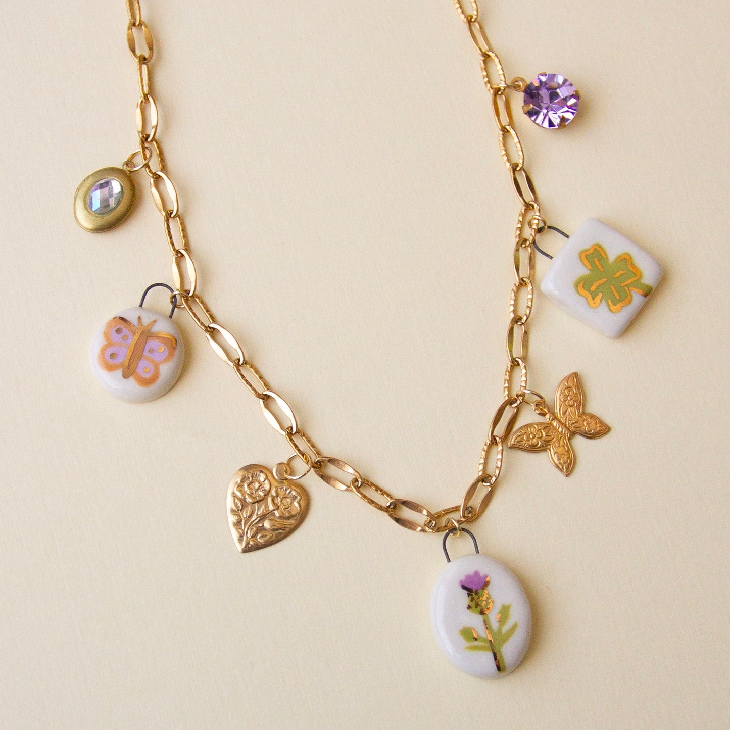 Thistle Charm Necklace