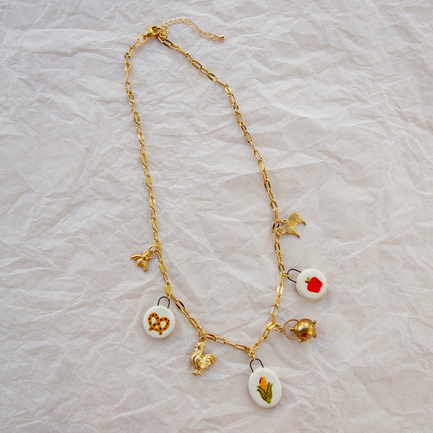 Corn Charm Necklace