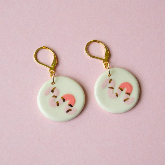 Worm earrings