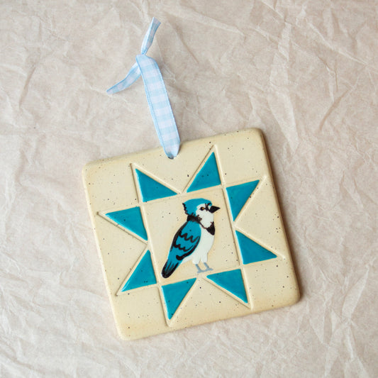 Quilt Wall Hanging - Blue Jay #1