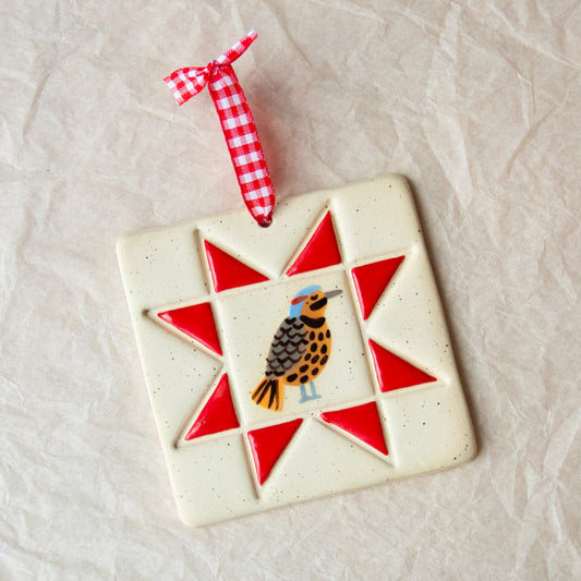 Quilt Wall Hanging - Northern Flicker #1