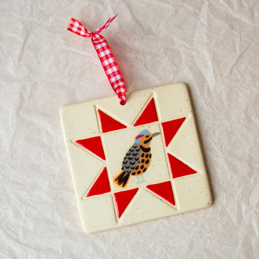 Quilt Wall Hanging - Northern Flicker #2
