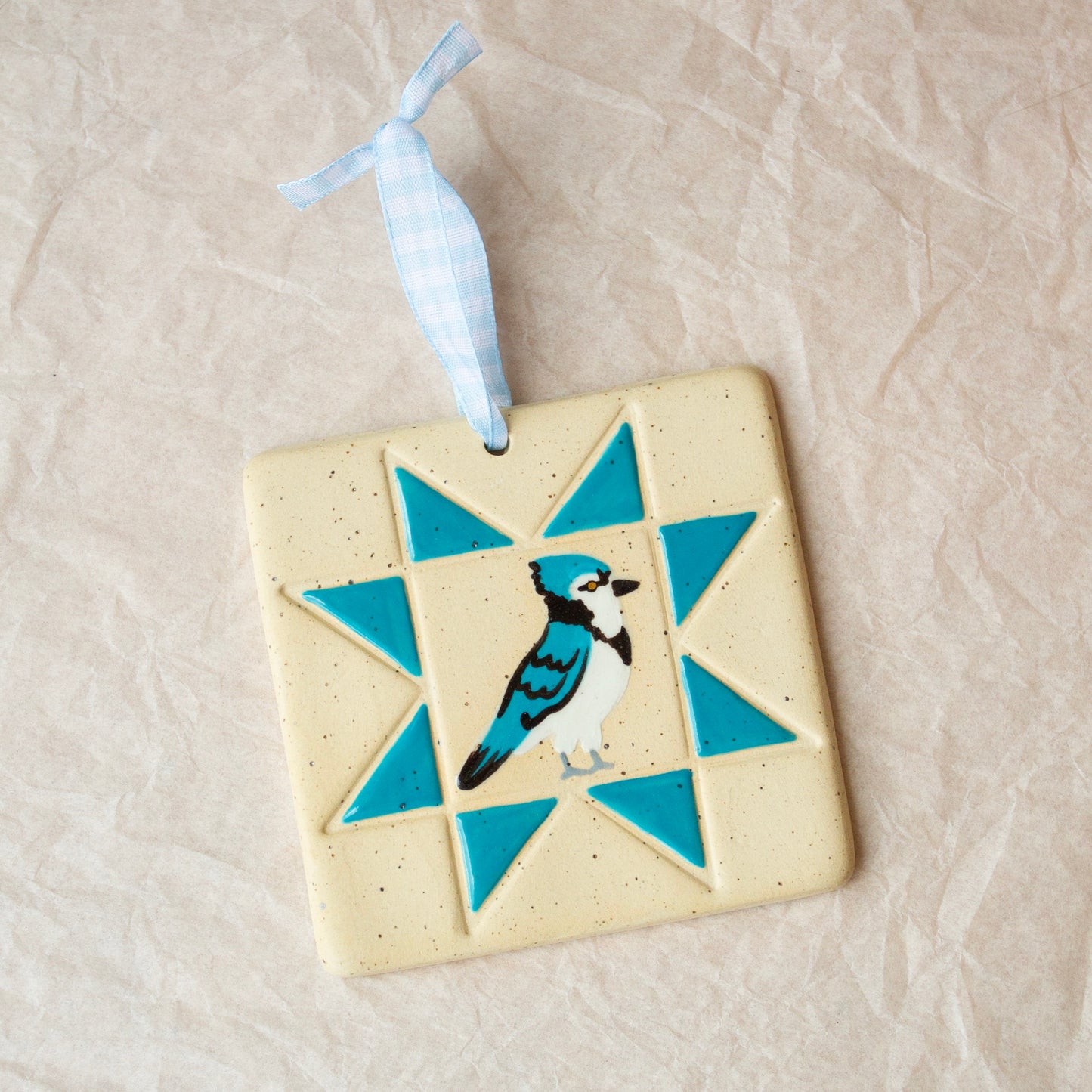 Quilt Wall Hanging - Blue Jay #2