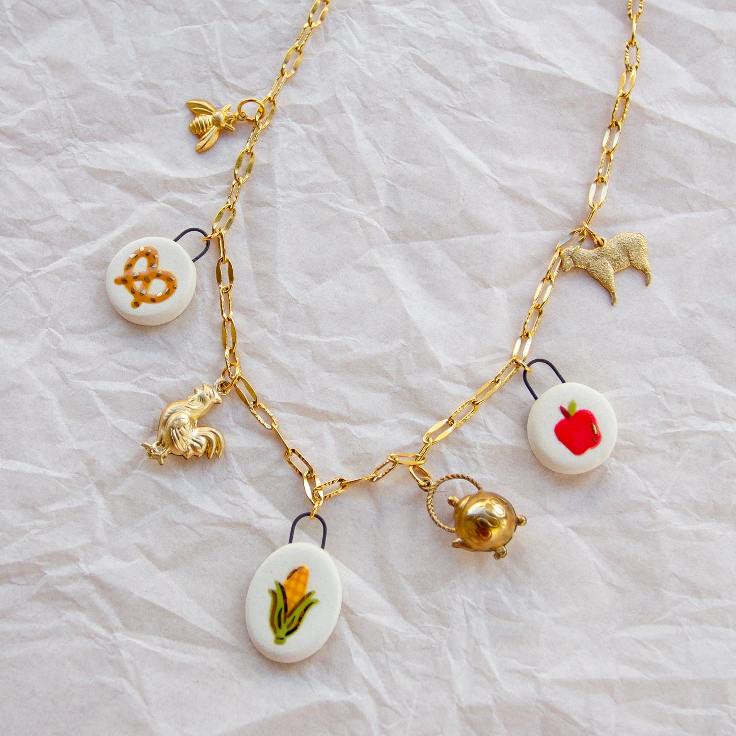 Corn Charm Necklace