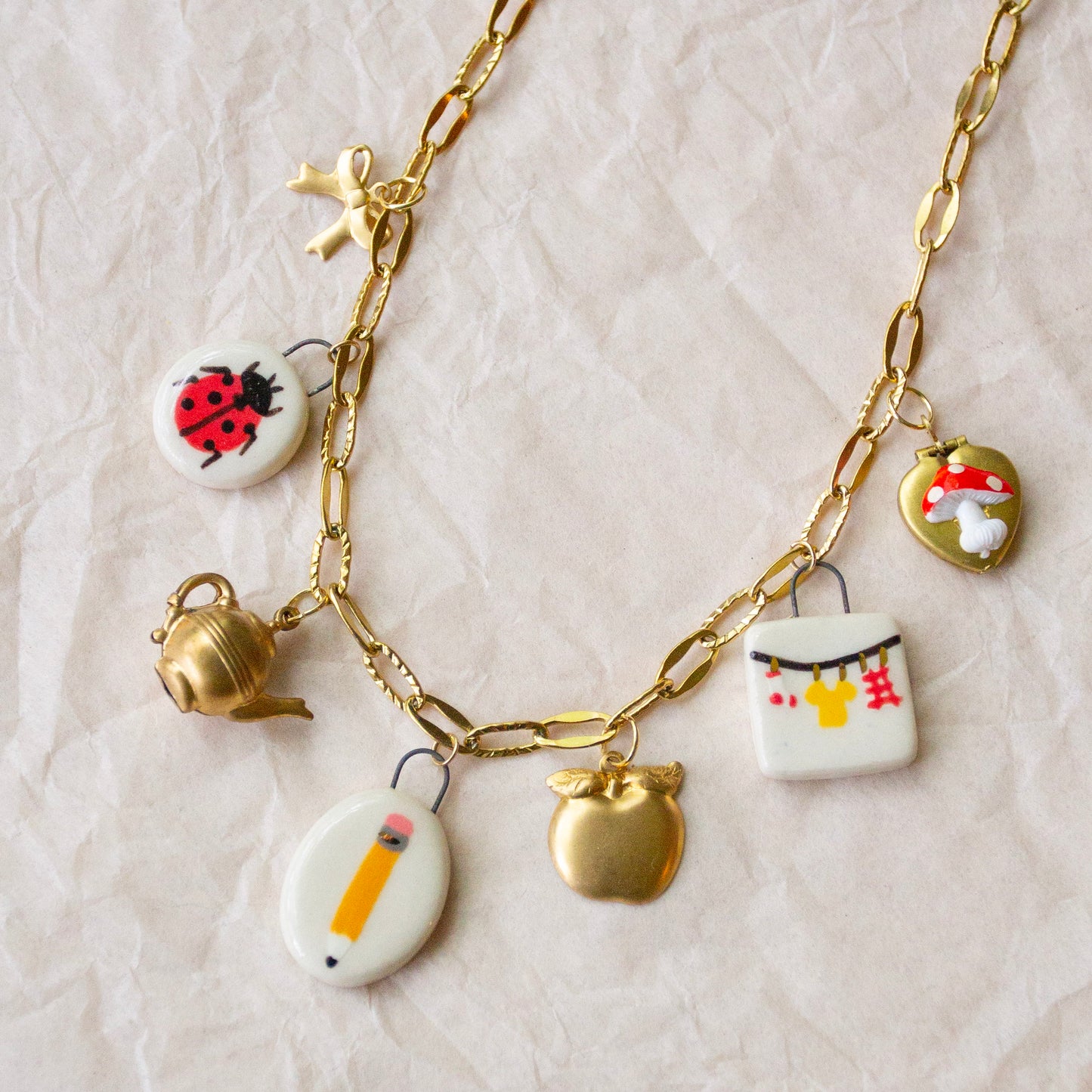 Pencil Charm Necklace
