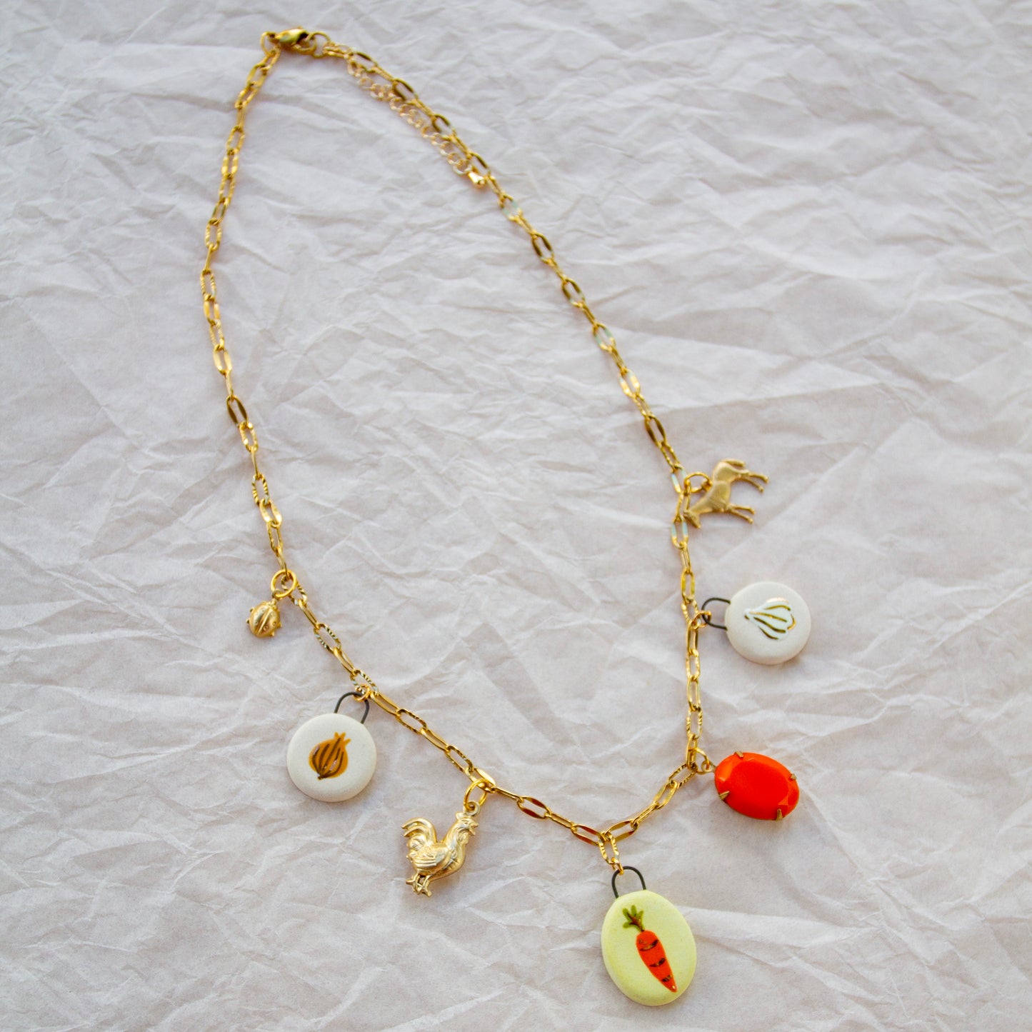 Carrot Charm Necklace