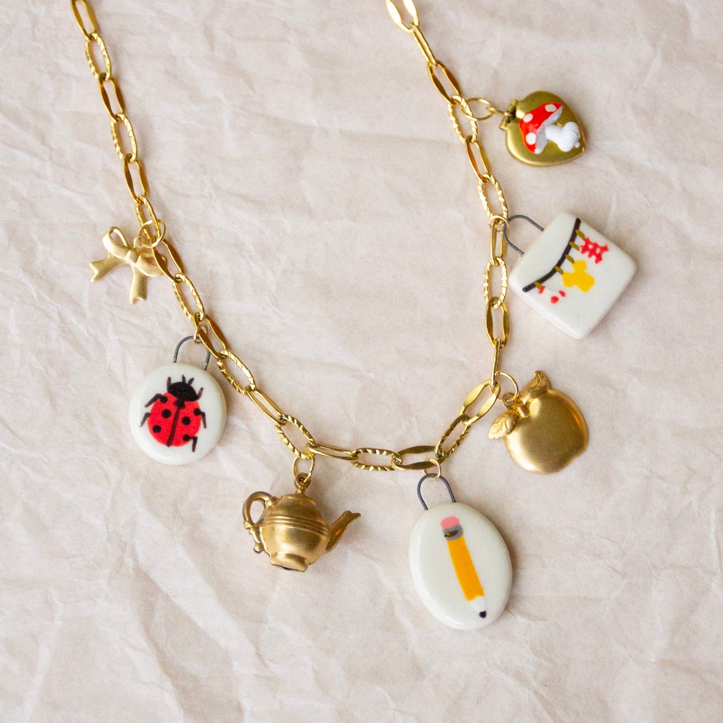 Pencil Charm Necklace