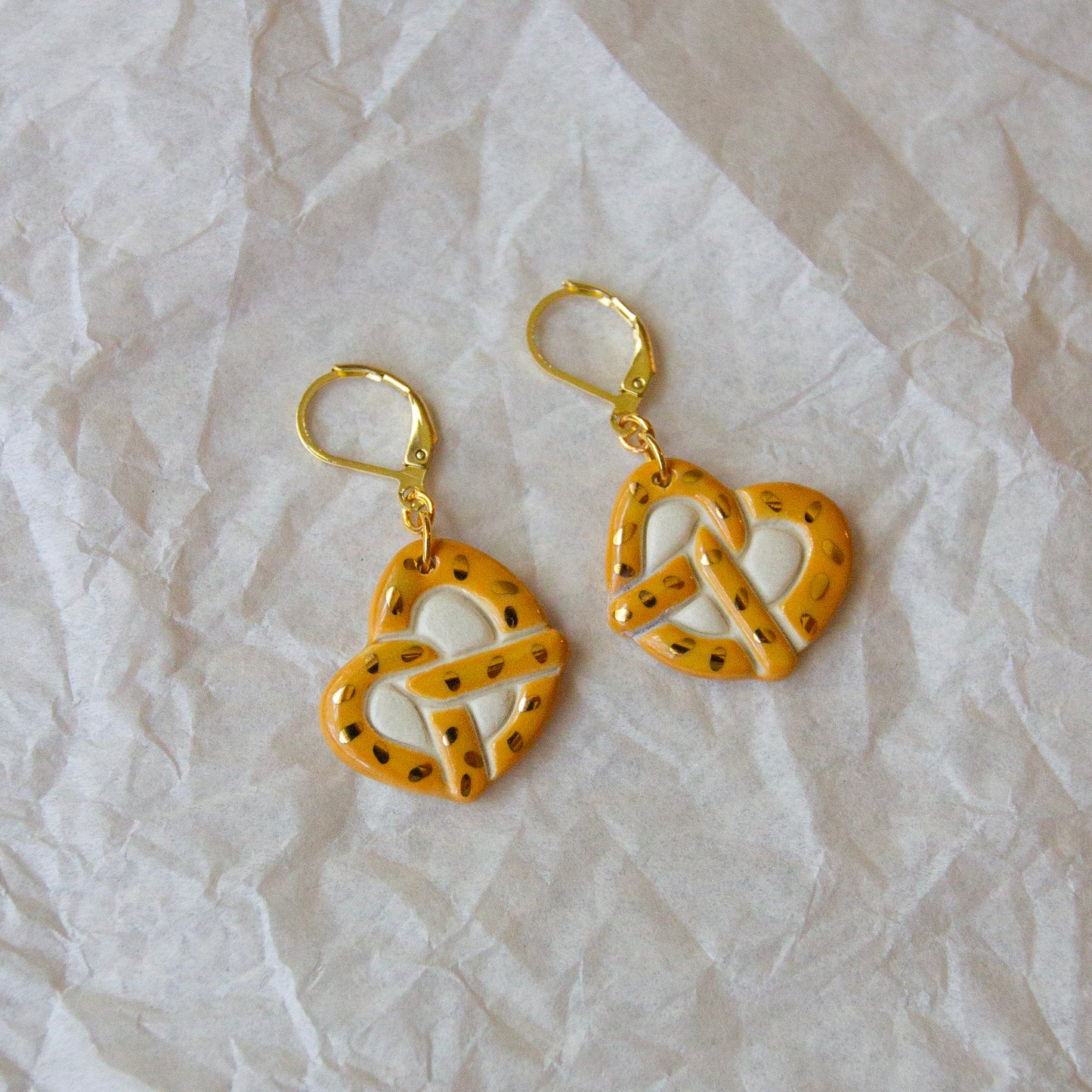 Pretzel Earrings