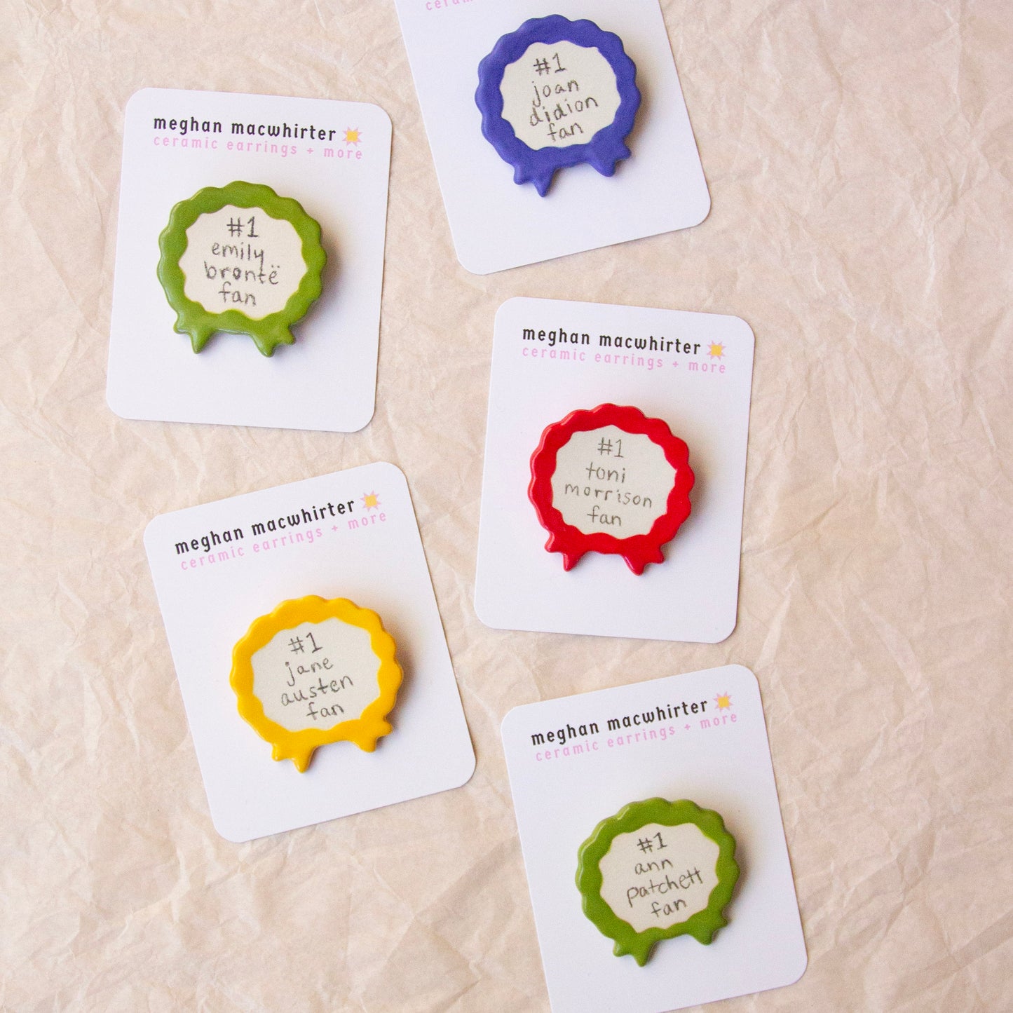 Author Fan Pins