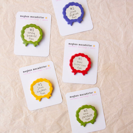 Author Fan Pins