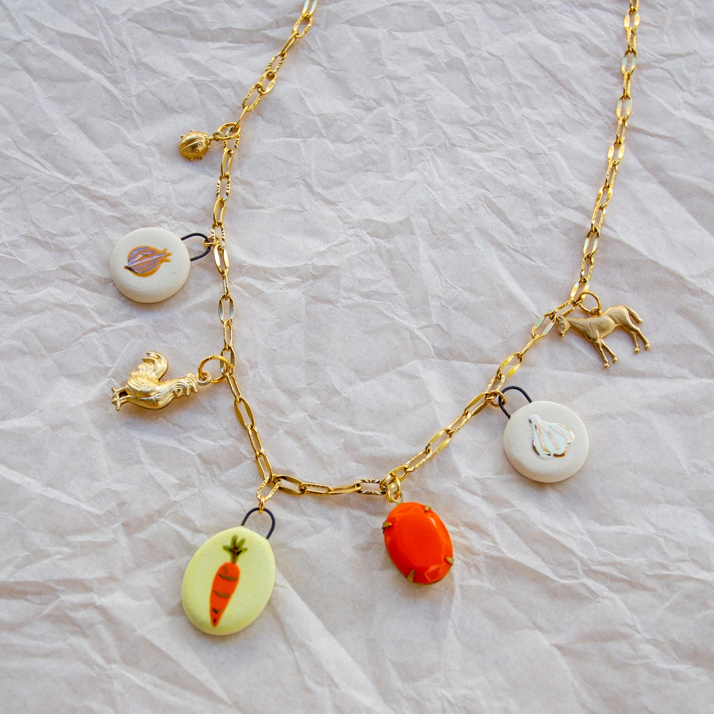 Carrot Charm Necklace