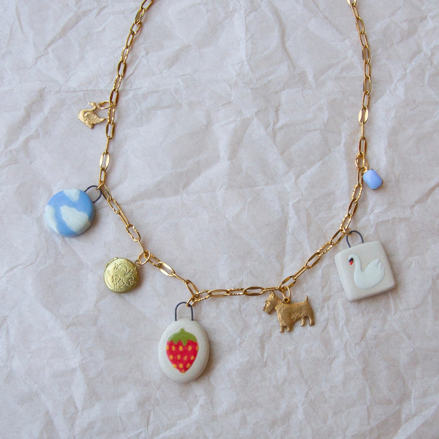 Strawberry Charm Necklace