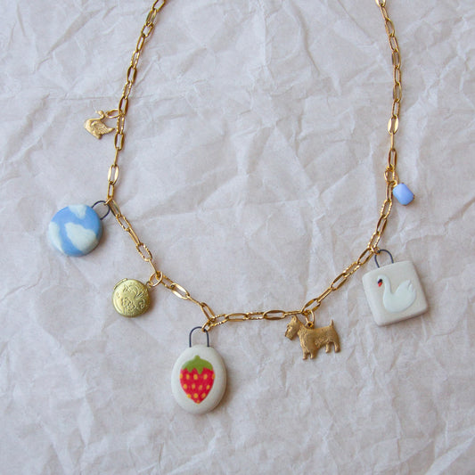 Strawberry Charm Necklace