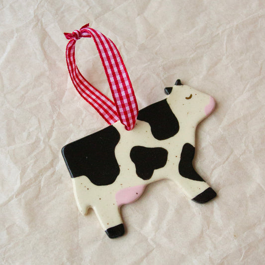 PRE-ORDER Cow Ornament