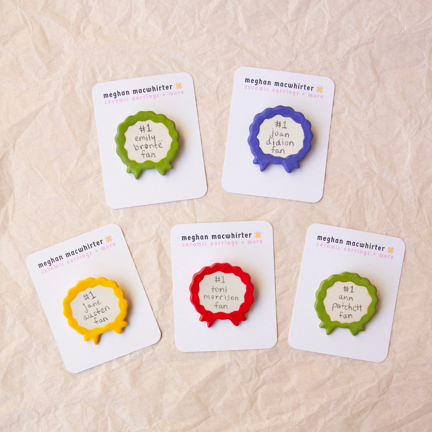 Author Fan Pins