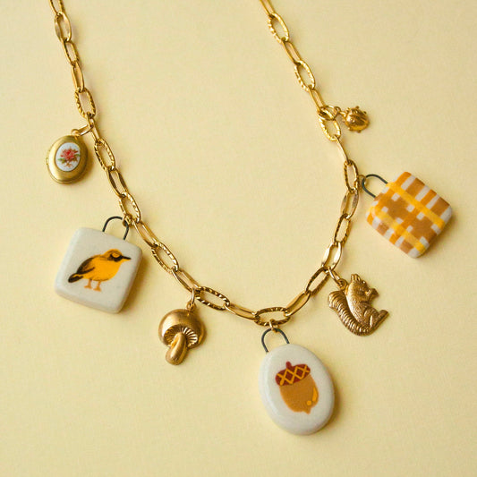 Acorn Charm Necklace
