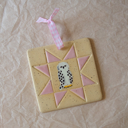 Snowy Owl Wall Hanging