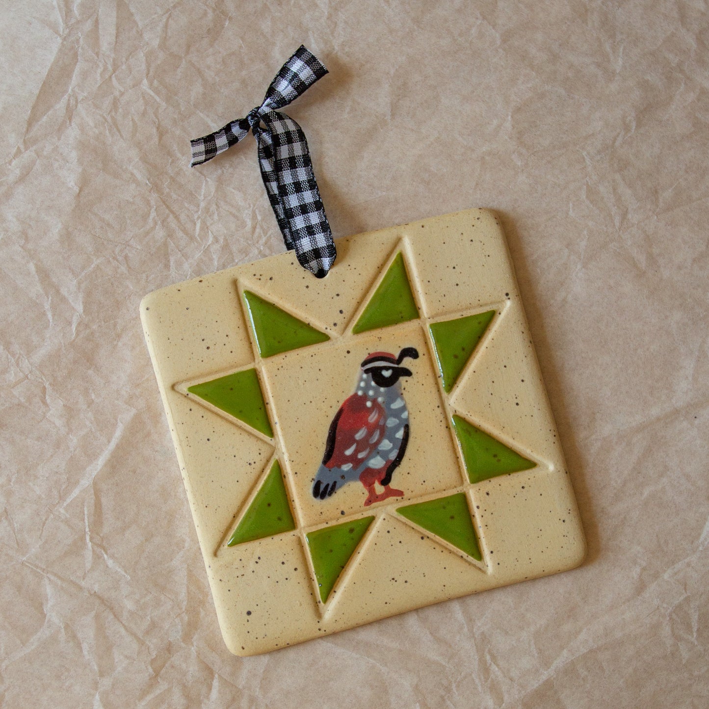 California Quail Wall Hanging
