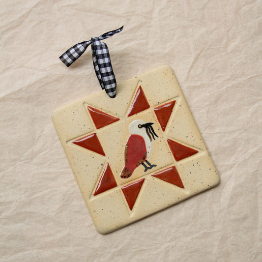 Three Wattled Bellbird Wall Hanging