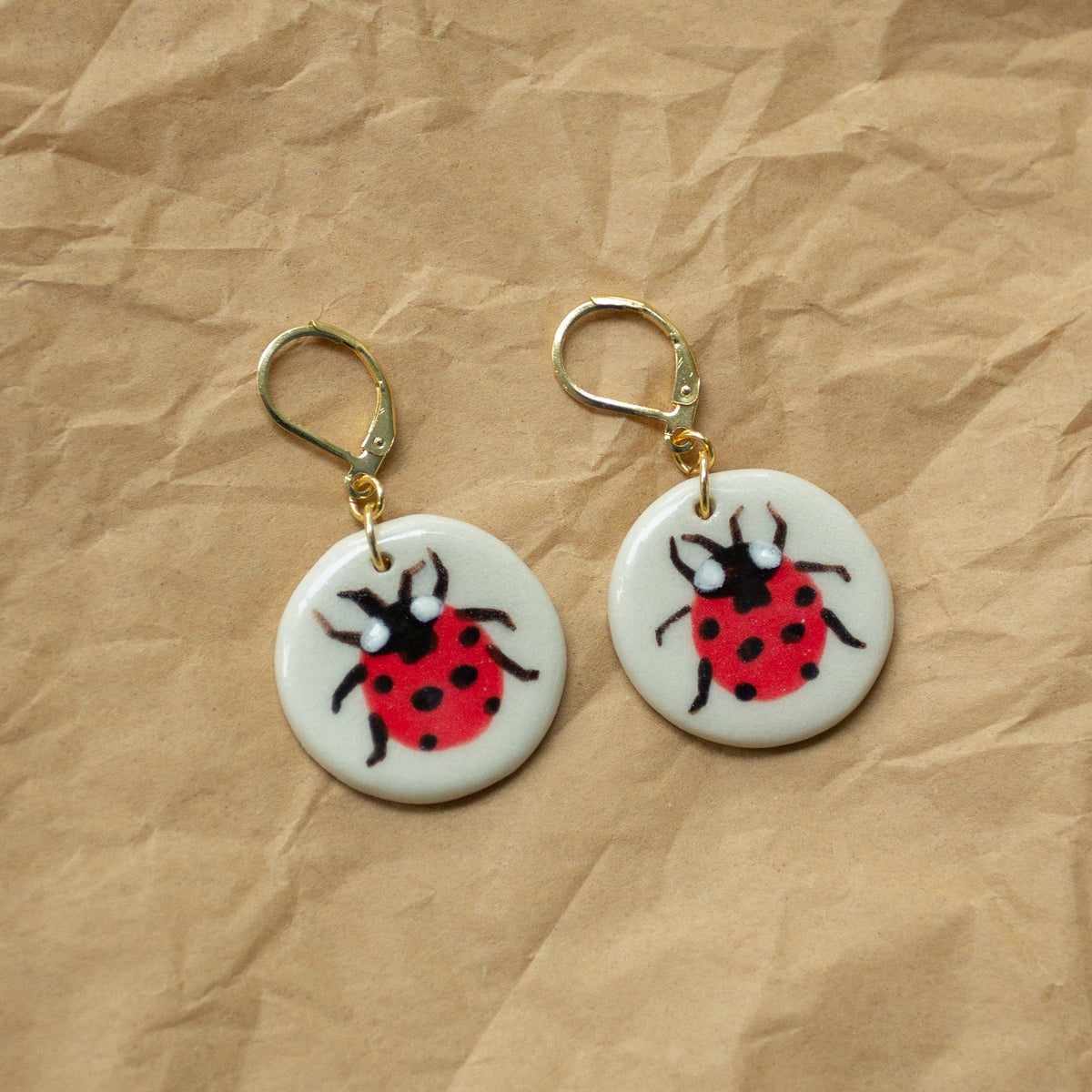 Ladybug Earrings