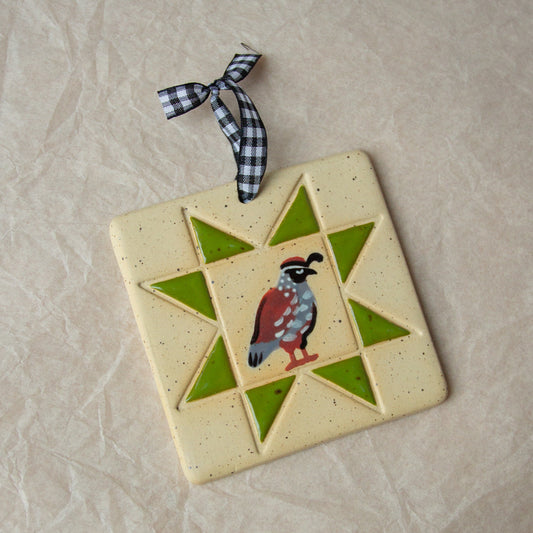 California Quail Wall Hanging